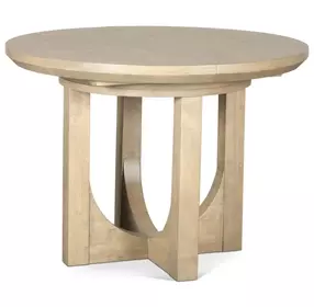 Valencia Gray Birch 60" Extendable Oval Dining Table
