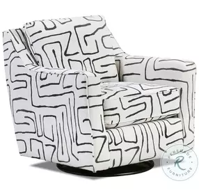 Durango Fossil Ebony Slope Track Arms Swivel Glider Chair