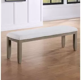 Lily Gray 54" Upholstered Bench