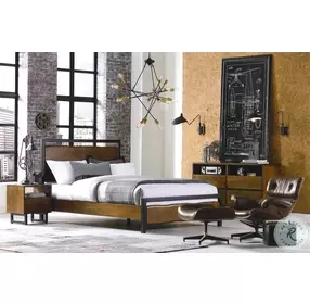 Glenwood Walnut Queen Panel Bed