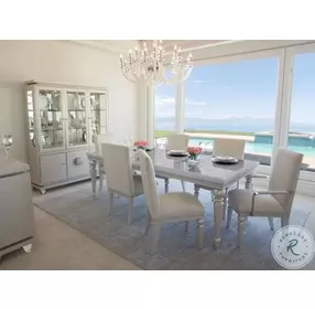 Glimmering Heights Ivory Extendable Rectangular Dining Table