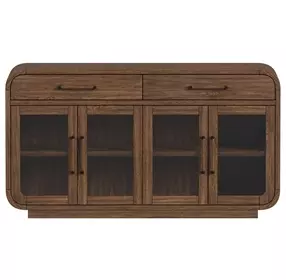 Thorin Brown 4 Glass Door Server