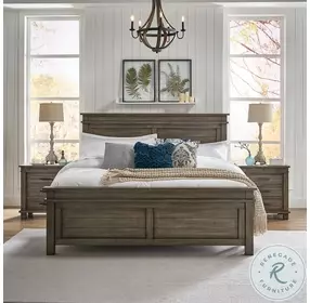 Glacier Point Greystone Queen Panel Bed