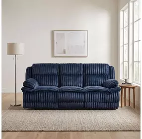 Goodland Blue Double 95" Reclining Sofa