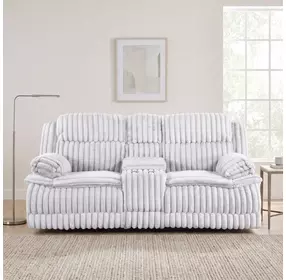 Goodland Gray Double 85" Reclining Loveseat with Center Console