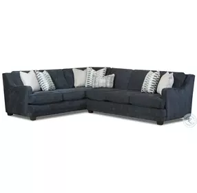 Elise Ink Recessed Arm LAF Sectional