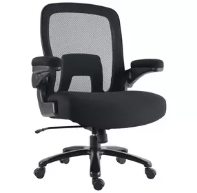 DC 603 BLK Black Upholstered Mesh Swivel Desk Chair