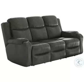 Marvel Slate Reclining Loveseat with Console