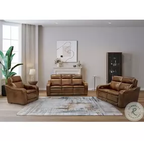 Grady Lexington Cocoa Power Recliner with Power Headrest And Lumbar