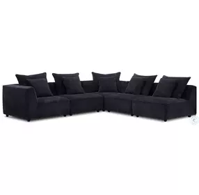 Recess Reptile Blue 5 Piece Modular Sectional