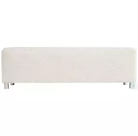 Modulum White Rectangular Bench