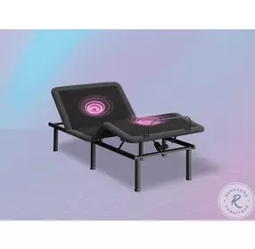 GoodVibeSleep Black Immersive Sound Twin XL Adjustable Base