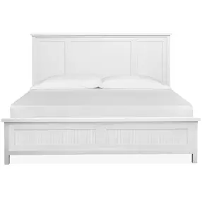 Windmill Harbour White Whisp and Sand Panel Bedroom Set