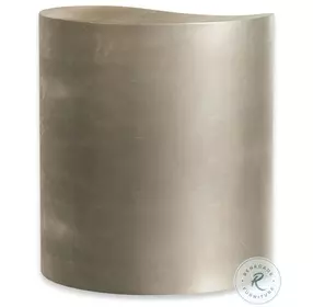 End Quote Charcoal Leaf Side Table