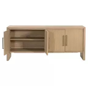Halloway Light Honey 4 Door Media Sideboard