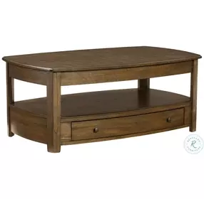 Primo Graphite Brown Rectangular Lift-Top Occasional Table Set