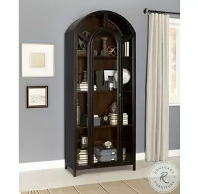 Hidden Treasures Brown And Black Apothecary Cabinet