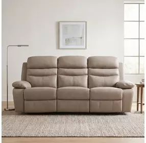 Hancock Latte Double 87" Power Reclining Sofa