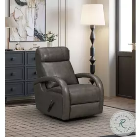 Harlee Ryegate Gray Swivel Glider Recliner