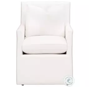 Harmony LiveSmart Peyton Pearl Performance Fabric Arm Chair