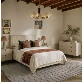 Abbott Casablanca Cloud Full Upholstered Platform Bed