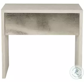 Lowe Jicama And Shiny Nickel Nightstand