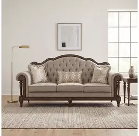 Heath Court Brown 91" Sofa