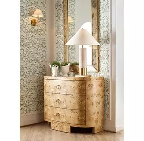 Dion Gold Leaf Antiqued Rectangular Floor Mirror