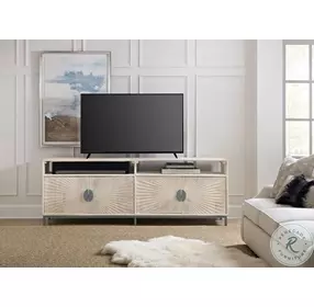Melange White Wash Door TV Stand
