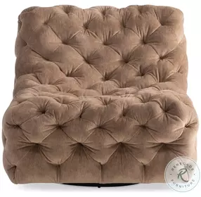 Rigby Brown Fabric Swivel Chair