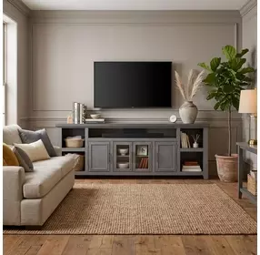 Camden Gray Fir Glaze 93" TV Stand