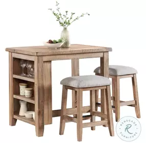 Highland Sandwash Multi Use Counter Height Dining Table