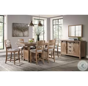 Highland Sandwash Extendable Counter Height Dining Table