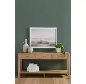 Highland Natural Oak 3 Drawer Console Table