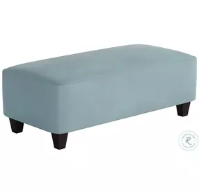 Bella Skylight Blue Rectangular Cocktail Ottoman