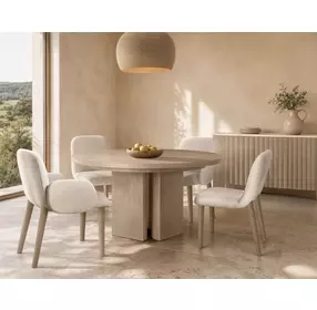 Loggia Beige Performance Fabric Side Chair