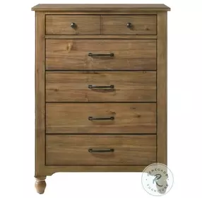 Highland Natural Sand Dune 6 Drawer Chest