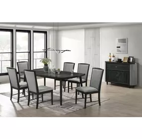 Skyline Onyx 78" Rectangular Dining Table