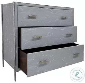 San Mist Grey Lacquer Chest