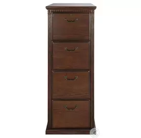 Huntington Oxford Burnished 4 Drawer Vertical File Cabinet