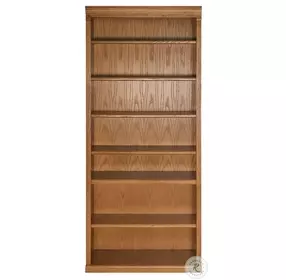 Huntington Oxford Distressed Wheat 7 Shelf 84" Bookcase