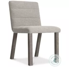 Monolith Beige Performance Fabric Side Chair Set of 2