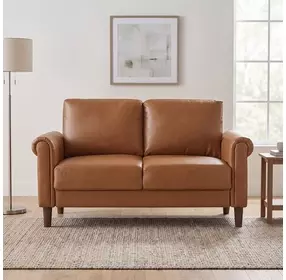 Holliston Brown 57" Loveseat