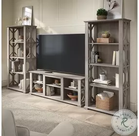 Homestead Driftwood Gray Farmhouse 70" Entertainment Center