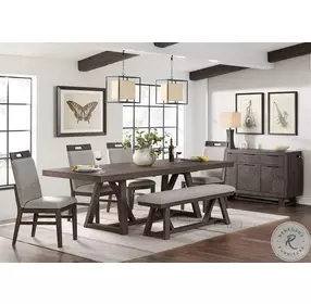 Hearst Reclaimed Chevron 59" Backless Bench