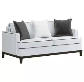 Artisan Upholstery Snow White Everett 86" Sofa