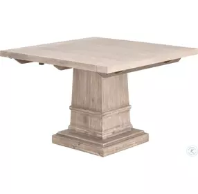 Hudson Natural Gray 44" Square Extendable Dining Room Set