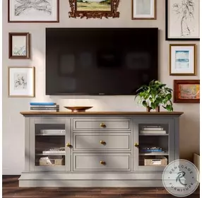 Hudson Gray 68" TV Console