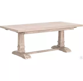Hudson Natural Gray Rectangular Extendable Dining Room Set