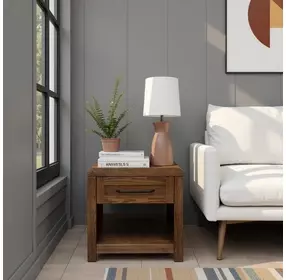 Haven Oak Bourbon Square End Table